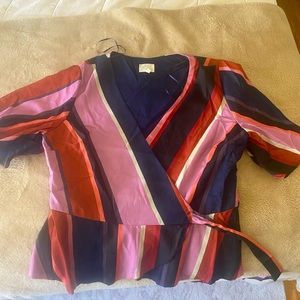 Never been worn striped blouse from vici dolls